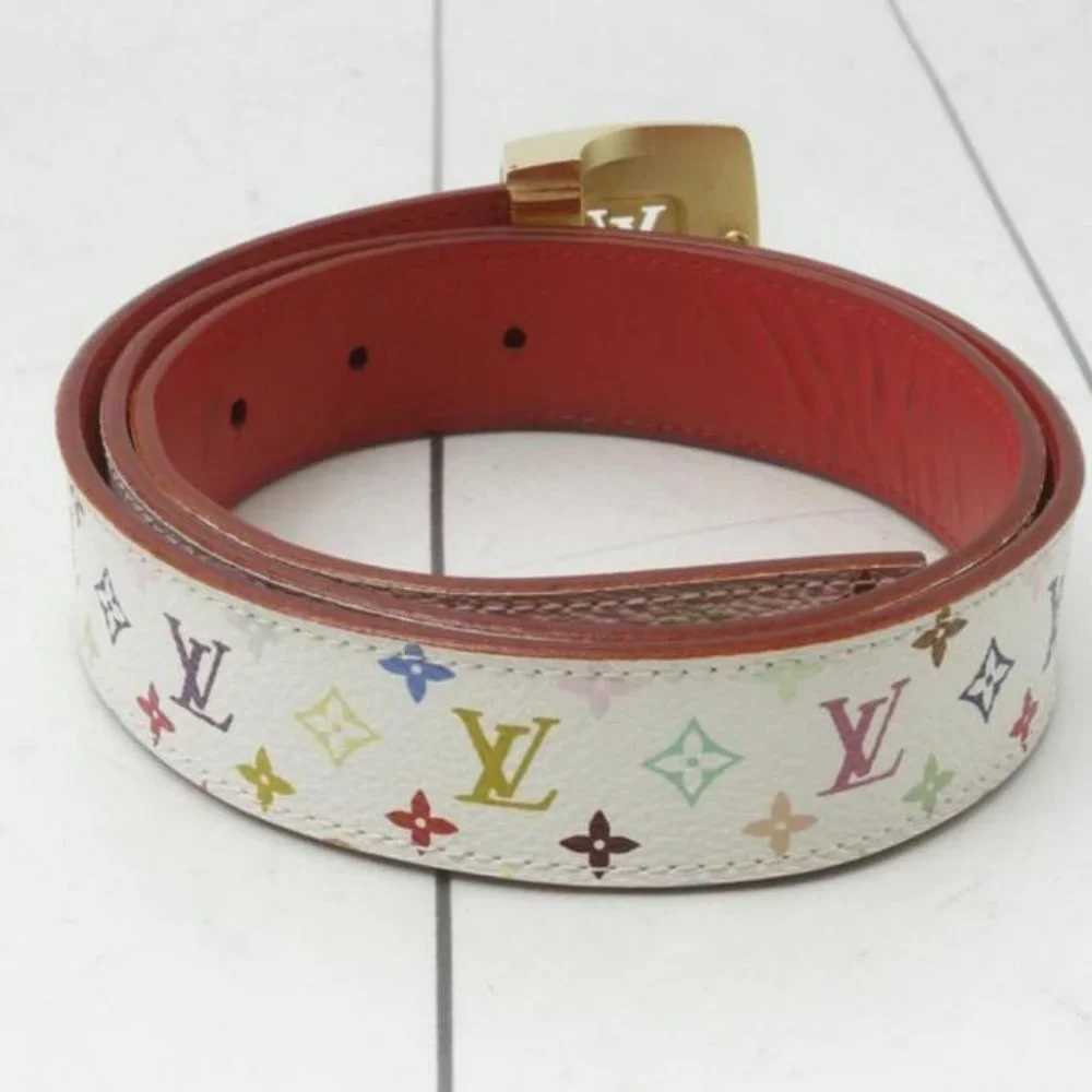 Louis Vuitton 85/34 30mm White Monogram Multicolor